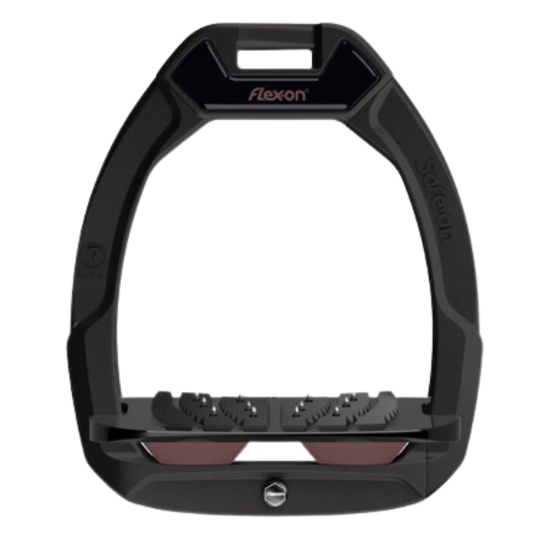 Strzemiona bezpieczne Flex-On SAFE-ON Black/Black/Chockolate Z Skośne, kolce